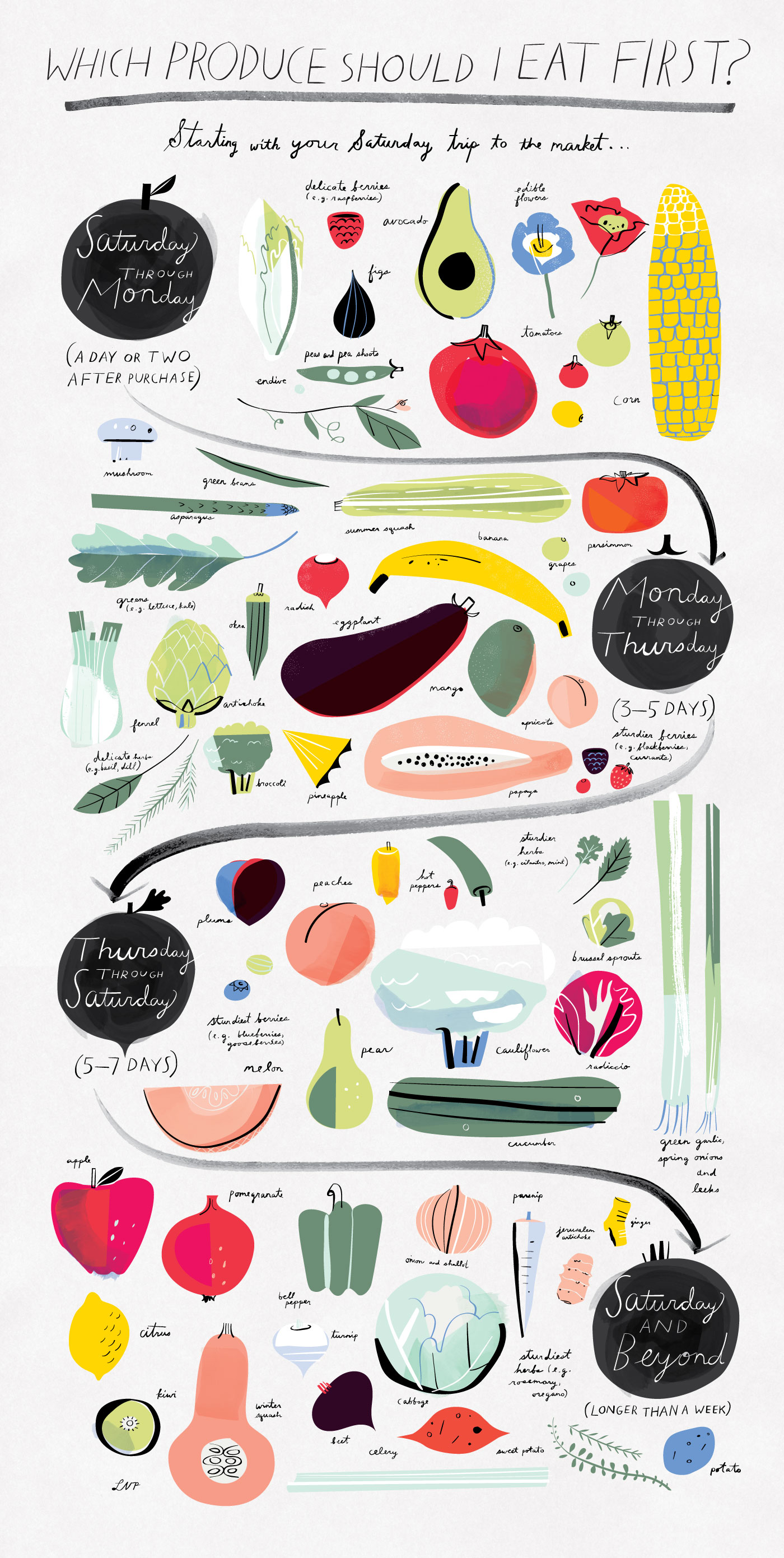 [Infographic] Which Produce Should I Eat First?