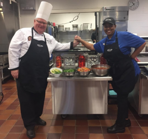 Brian Renz at a school