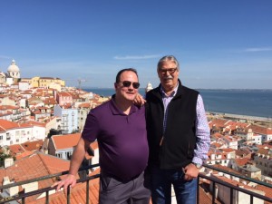 CEO Bruce Taher at Miradouro Sao Pedro de Alcantara