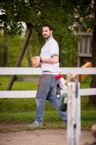 Trent Taher at the Farm Dinner