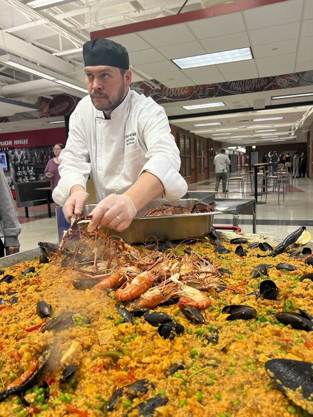 Chef Nick Sells, chef director for Taher food services